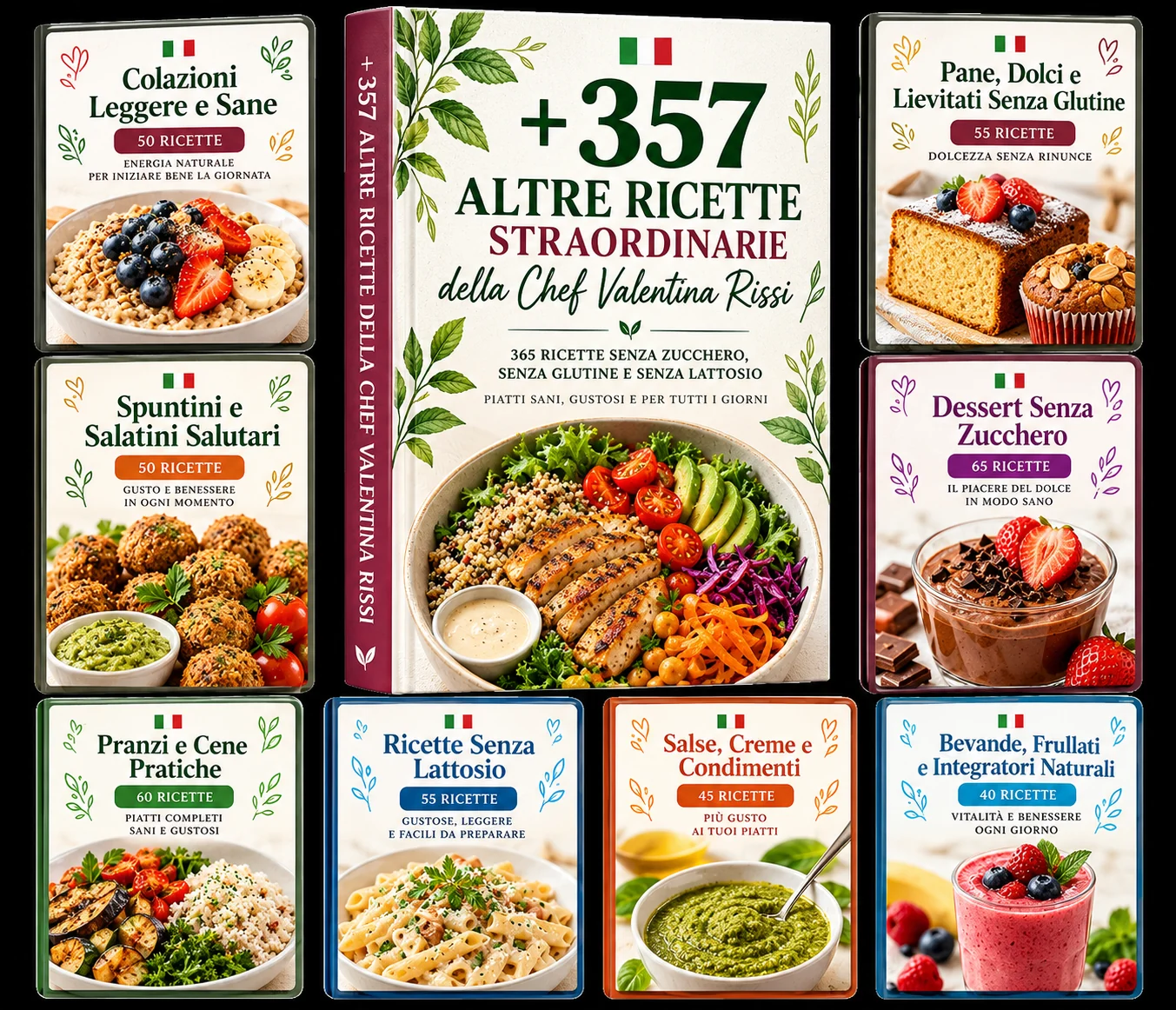 Anteprima delle altre 357 ricette divise per categoria