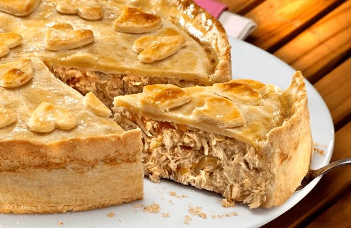 Torta salata al pollo